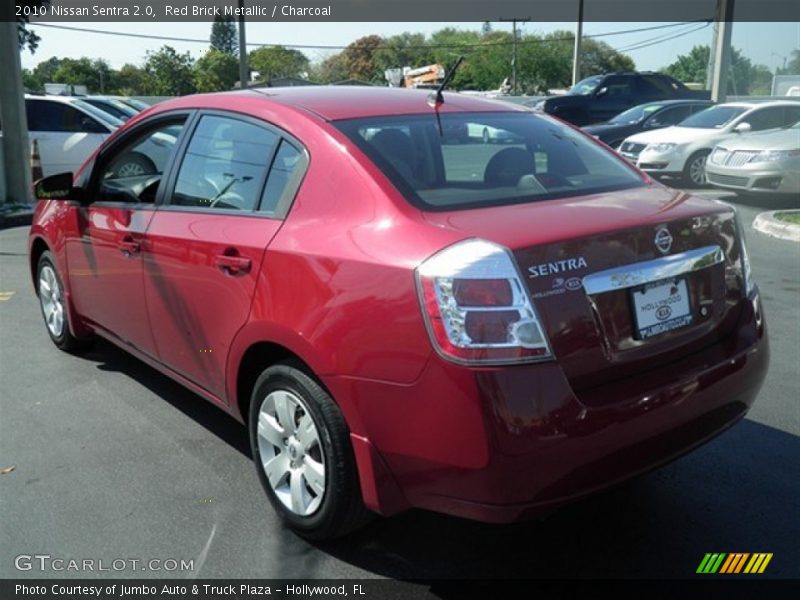 Red Brick Metallic / Charcoal 2010 Nissan Sentra 2.0