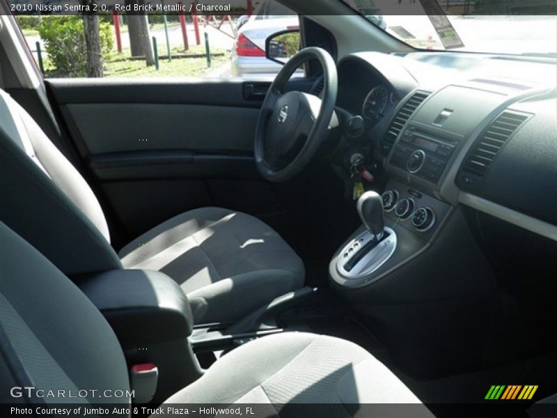 Red Brick Metallic / Charcoal 2010 Nissan Sentra 2.0