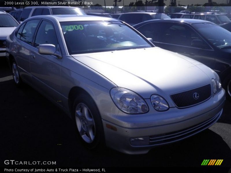 Millenium Silver Metallic / Black 2000 Lexus GS 300