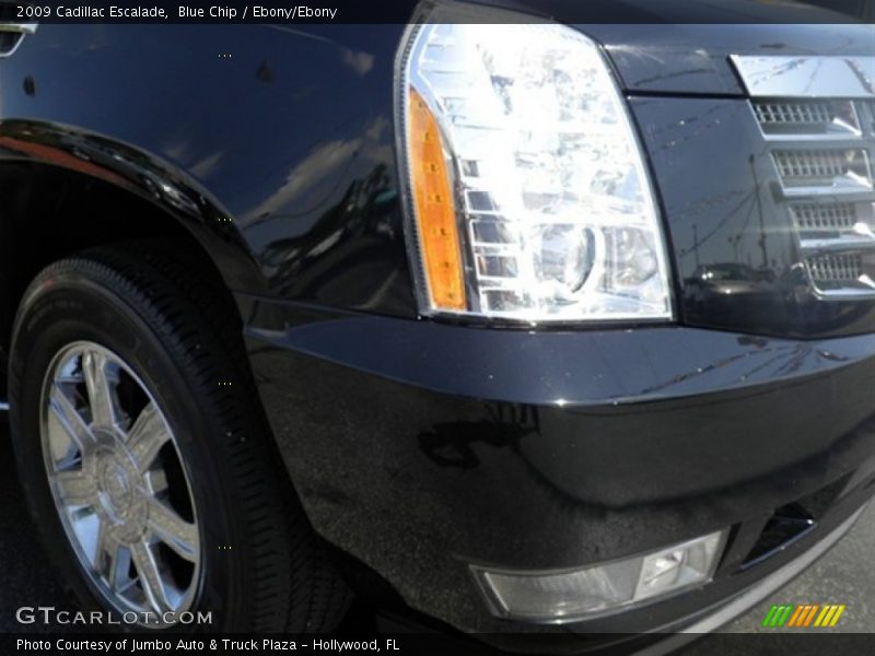 Blue Chip / Ebony/Ebony 2009 Cadillac Escalade