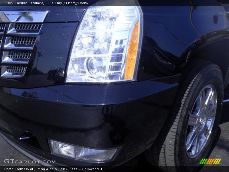 Blue Chip / Ebony/Ebony 2009 Cadillac Escalade
