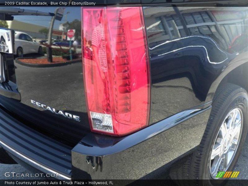 Blue Chip / Ebony/Ebony 2009 Cadillac Escalade