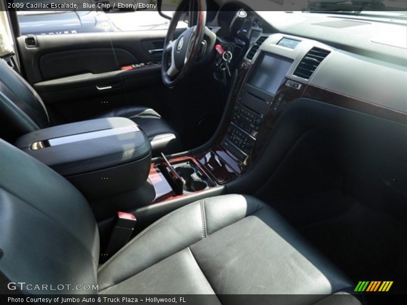 Blue Chip / Ebony/Ebony 2009 Cadillac Escalade