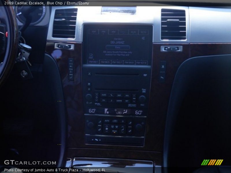 Blue Chip / Ebony/Ebony 2009 Cadillac Escalade