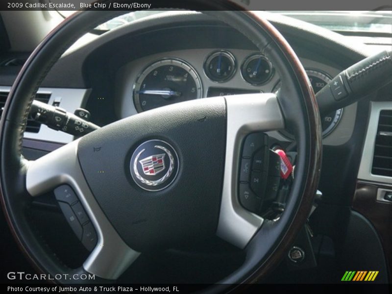 Blue Chip / Ebony/Ebony 2009 Cadillac Escalade