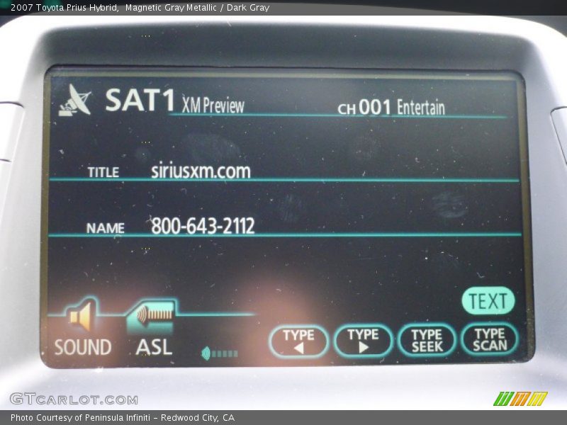 Magnetic Gray Metallic / Dark Gray 2007 Toyota Prius Hybrid