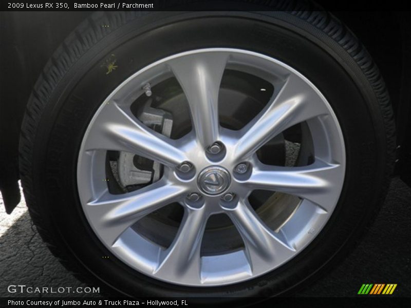 Bamboo Pearl / Parchment 2009 Lexus RX 350