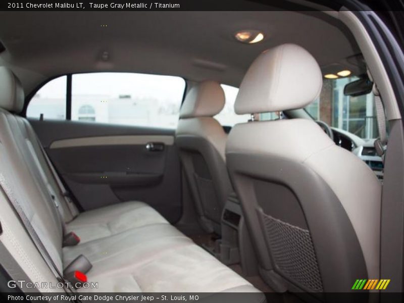 Taupe Gray Metallic / Titanium 2011 Chevrolet Malibu LT