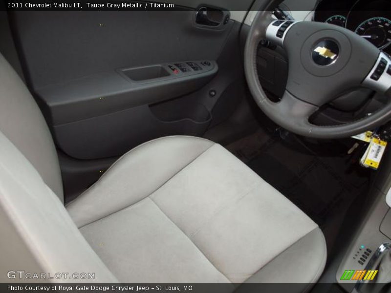Taupe Gray Metallic / Titanium 2011 Chevrolet Malibu LT
