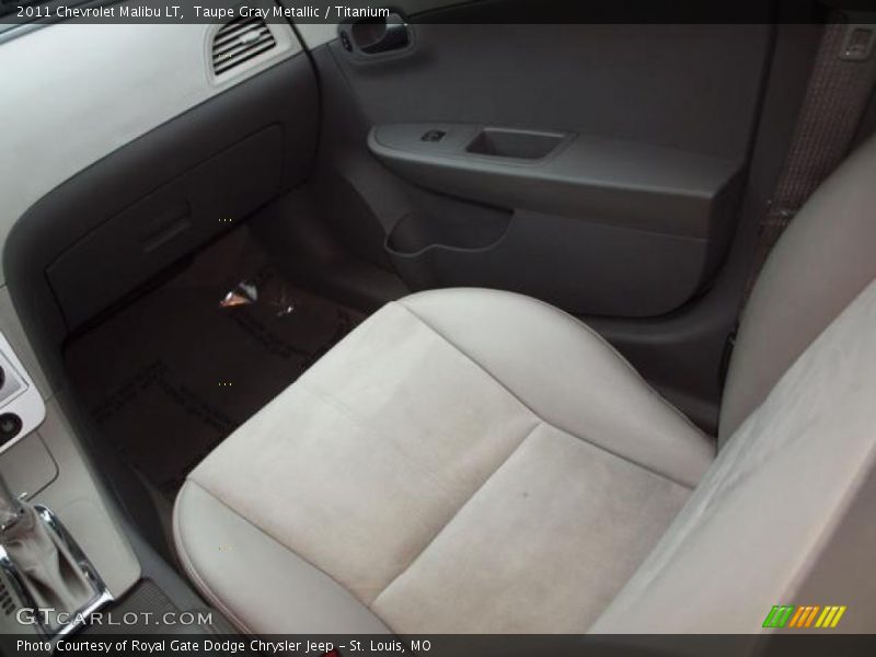 Taupe Gray Metallic / Titanium 2011 Chevrolet Malibu LT