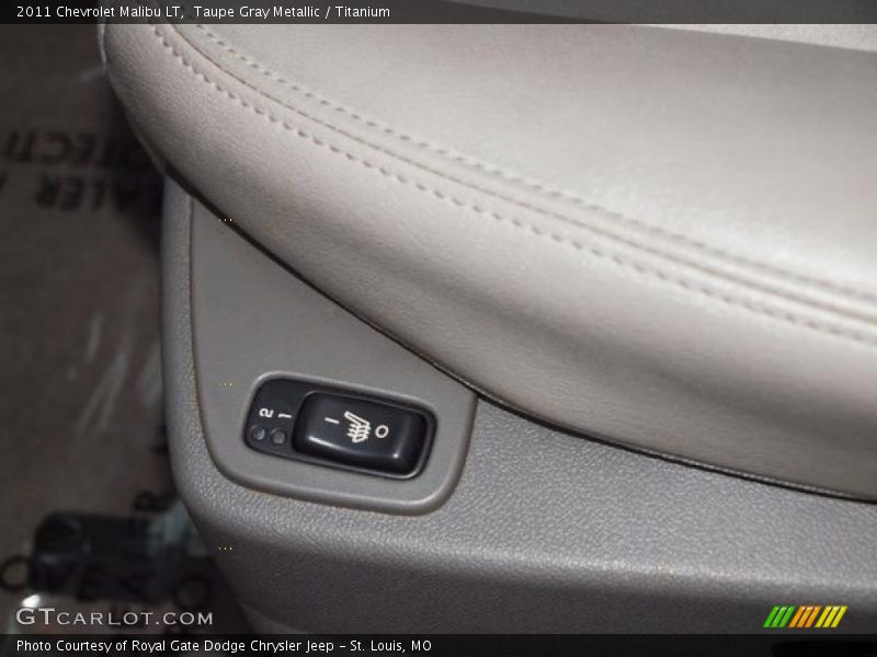 Taupe Gray Metallic / Titanium 2011 Chevrolet Malibu LT
