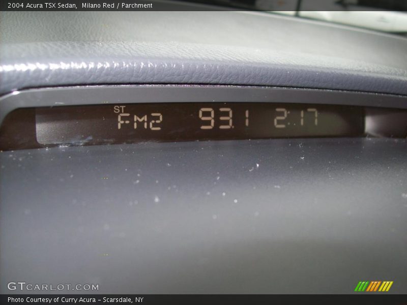 Milano Red / Parchment 2004 Acura TSX Sedan