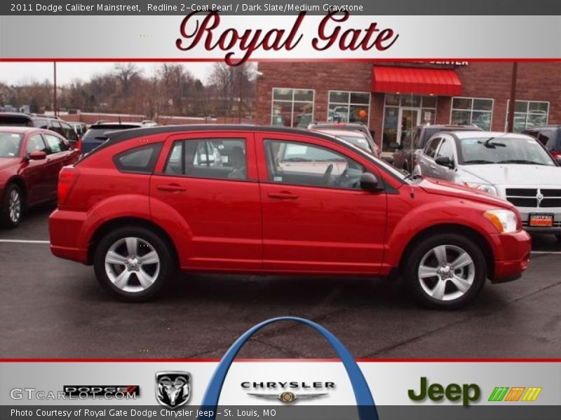 Redline 2-Coat Pearl / Dark Slate/Medium Graystone 2011 Dodge Caliber Mainstreet