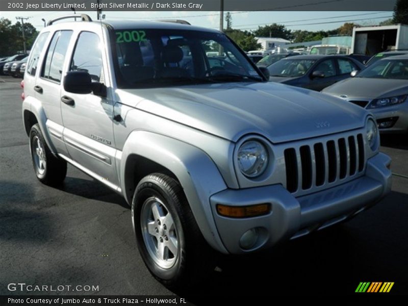 Bright Silver Metallic / Dark Slate Gray 2002 Jeep Liberty Limited