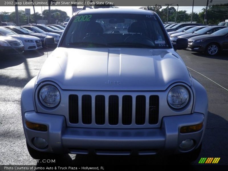 Bright Silver Metallic / Dark Slate Gray 2002 Jeep Liberty Limited