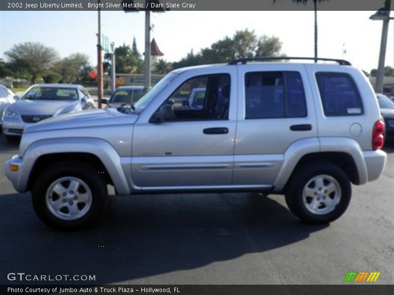 Bright Silver Metallic / Dark Slate Gray 2002 Jeep Liberty Limited