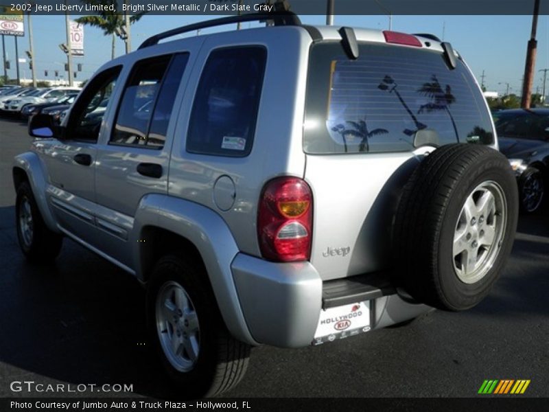 Bright Silver Metallic / Dark Slate Gray 2002 Jeep Liberty Limited