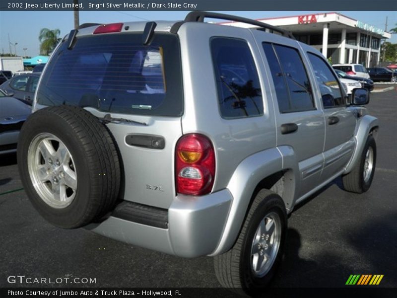 Bright Silver Metallic / Dark Slate Gray 2002 Jeep Liberty Limited