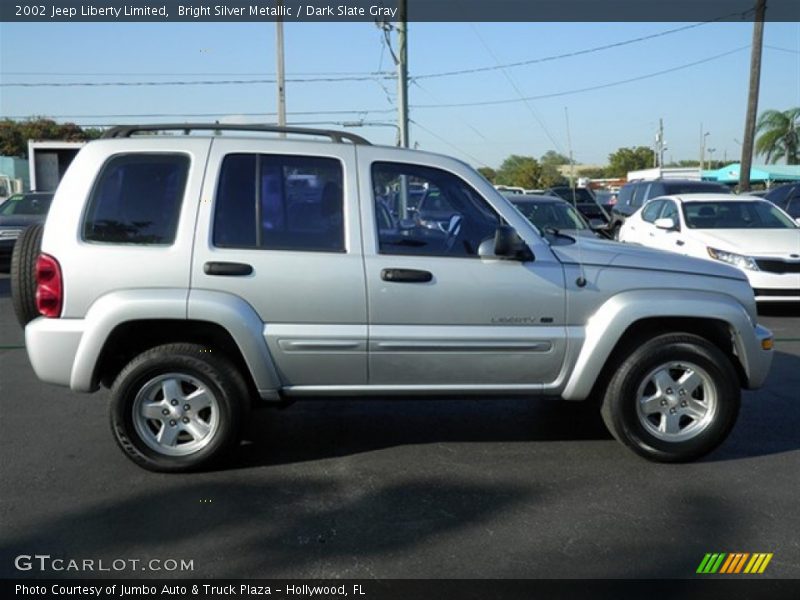 Bright Silver Metallic / Dark Slate Gray 2002 Jeep Liberty Limited
