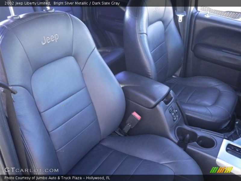 Bright Silver Metallic / Dark Slate Gray 2002 Jeep Liberty Limited