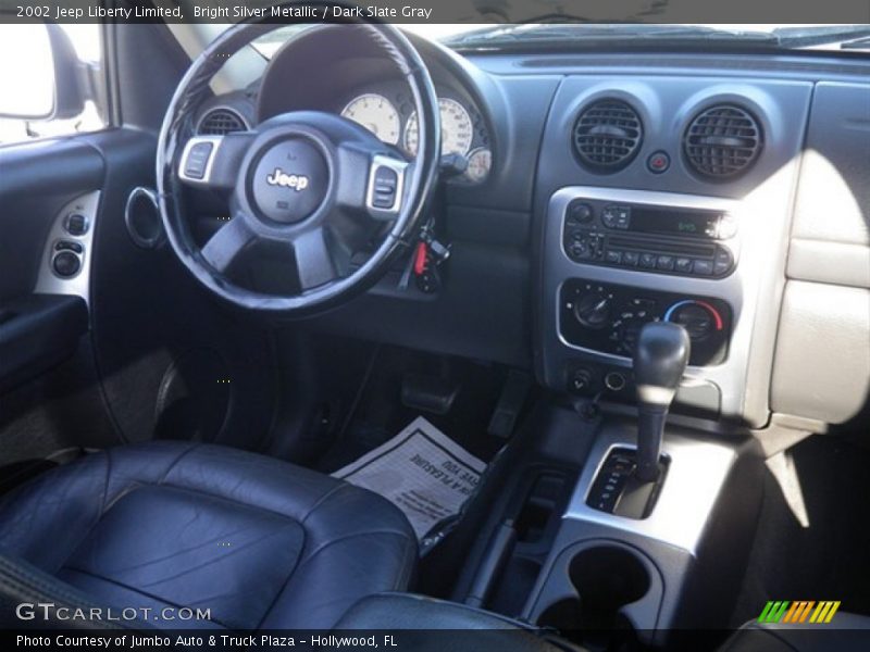Bright Silver Metallic / Dark Slate Gray 2002 Jeep Liberty Limited