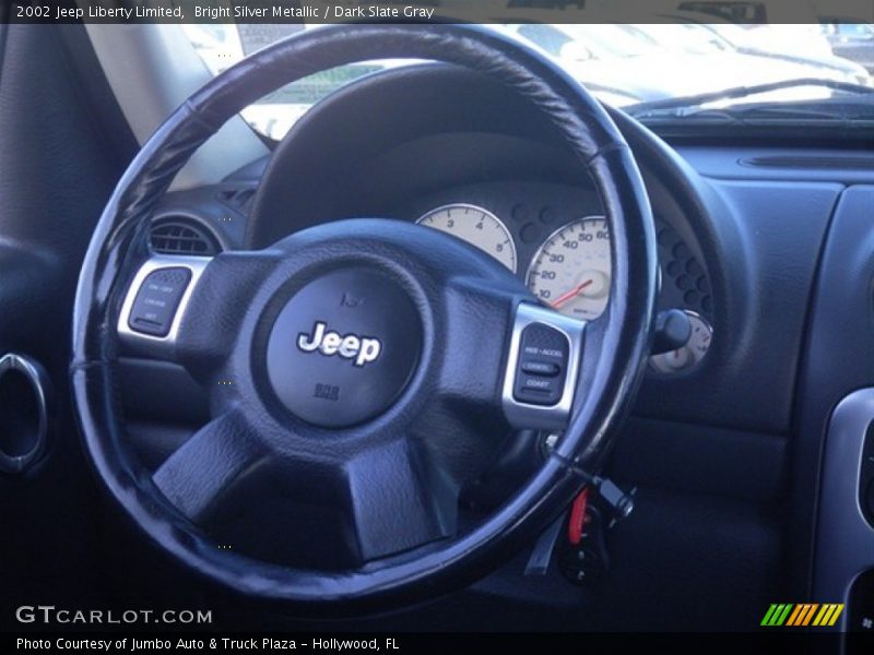 Bright Silver Metallic / Dark Slate Gray 2002 Jeep Liberty Limited