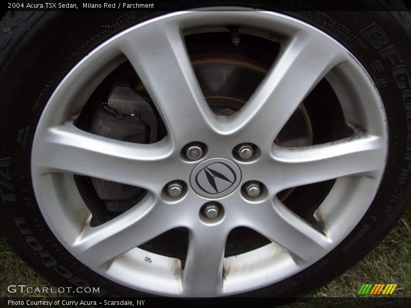 Milano Red / Parchment 2004 Acura TSX Sedan