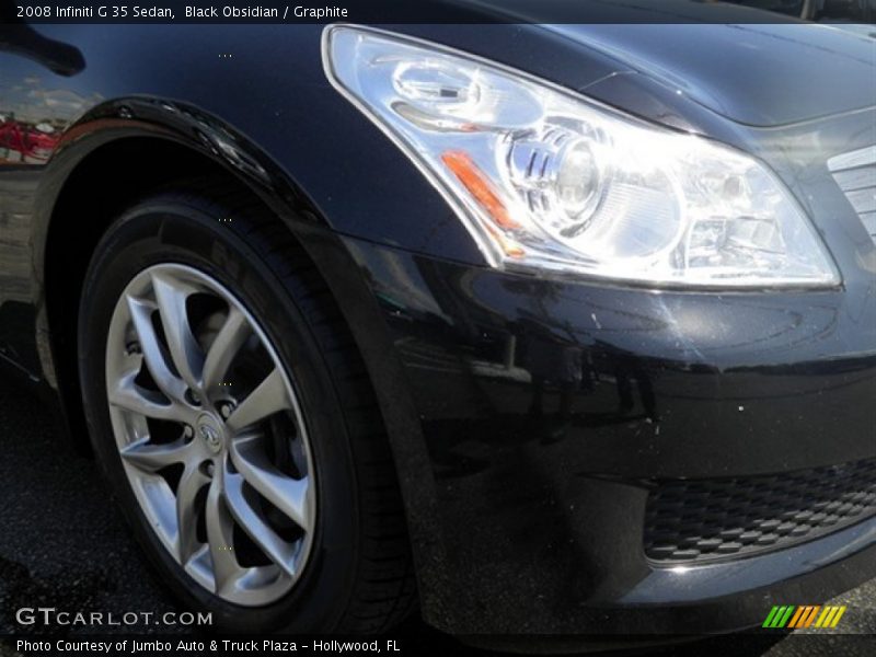 Black Obsidian / Graphite 2008 Infiniti G 35 Sedan