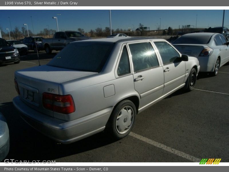 Silver Metallic / Dark Gray 1998 Volvo S70
