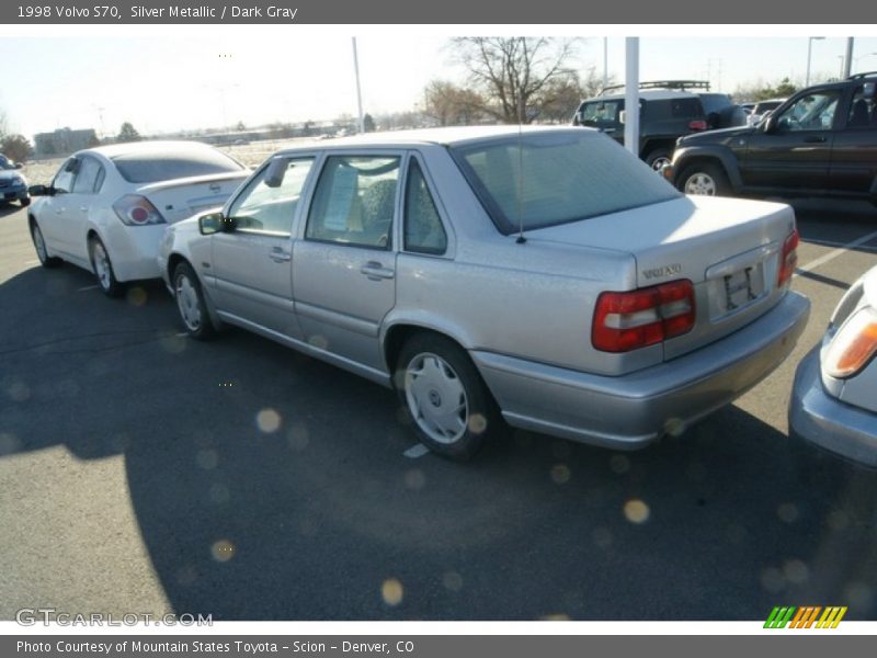Silver Metallic / Dark Gray 1998 Volvo S70