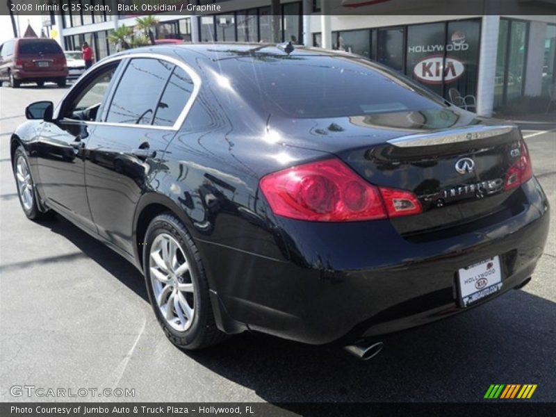 Black Obsidian / Graphite 2008 Infiniti G 35 Sedan