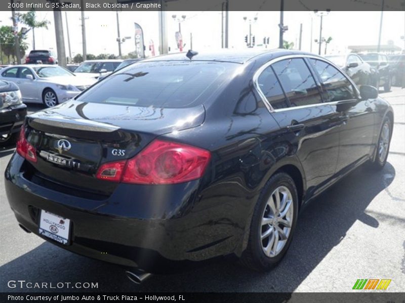 Black Obsidian / Graphite 2008 Infiniti G 35 Sedan