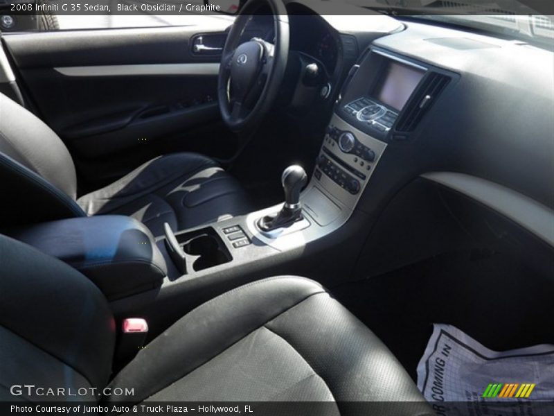 Black Obsidian / Graphite 2008 Infiniti G 35 Sedan