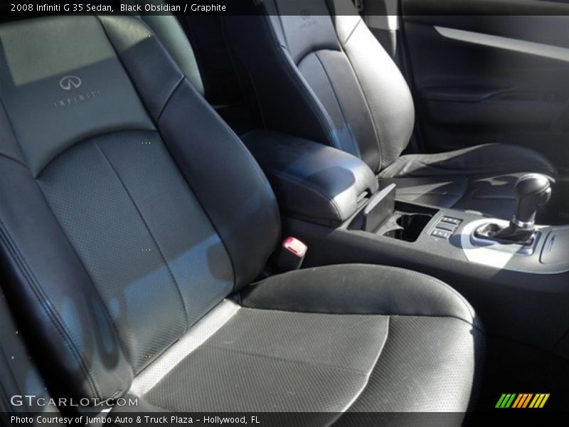 Black Obsidian / Graphite 2008 Infiniti G 35 Sedan