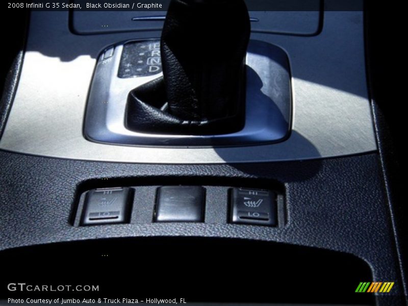 Black Obsidian / Graphite 2008 Infiniti G 35 Sedan
