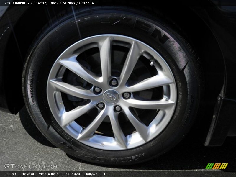 Black Obsidian / Graphite 2008 Infiniti G 35 Sedan