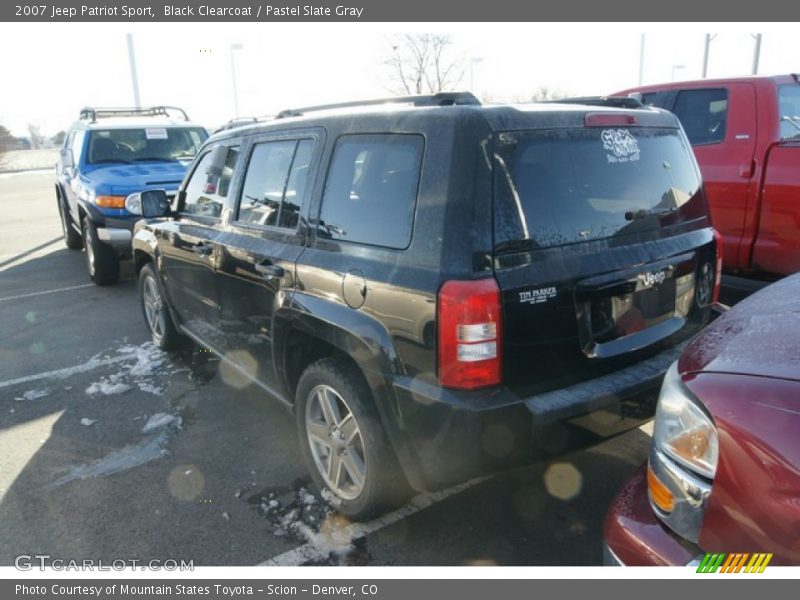Black Clearcoat / Pastel Slate Gray 2007 Jeep Patriot Sport