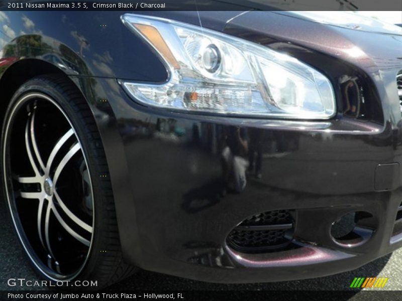 Crimson Black / Charcoal 2011 Nissan Maxima 3.5 S