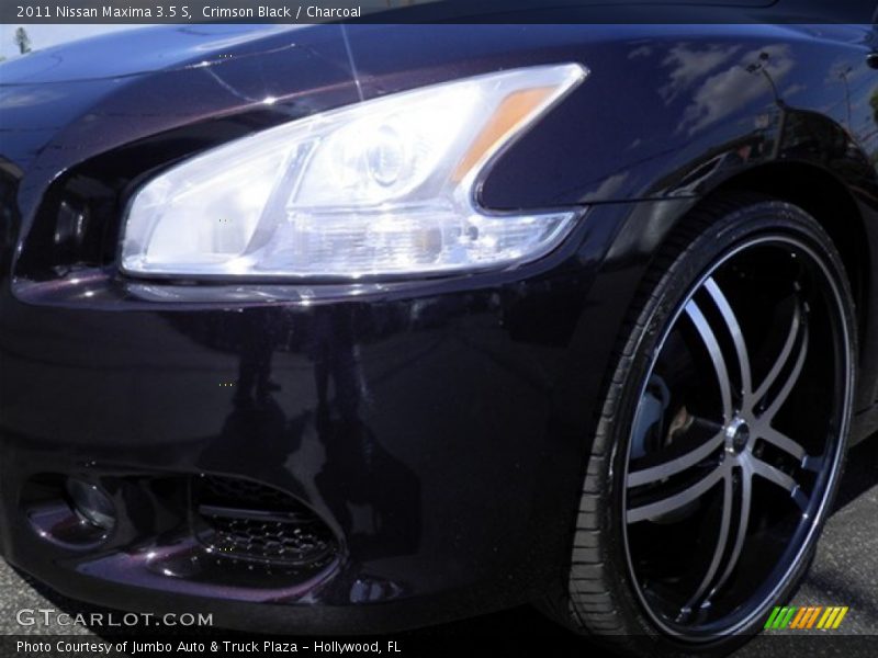 Crimson Black / Charcoal 2011 Nissan Maxima 3.5 S