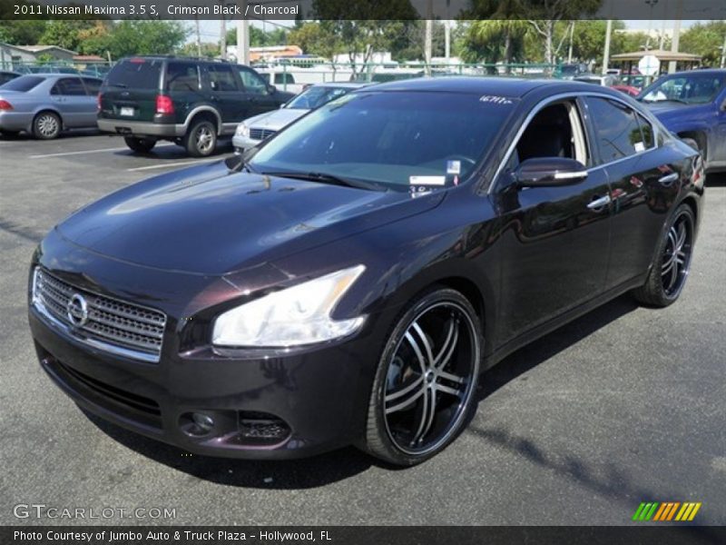 Crimson Black / Charcoal 2011 Nissan Maxima 3.5 S
