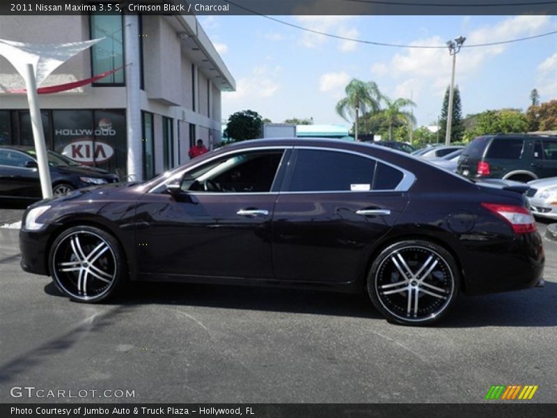 Crimson Black / Charcoal 2011 Nissan Maxima 3.5 S