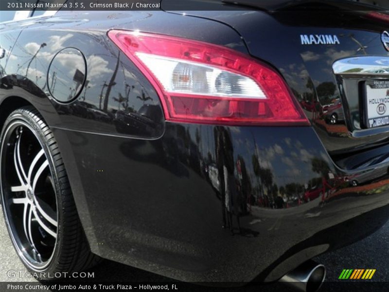 Crimson Black / Charcoal 2011 Nissan Maxima 3.5 S
