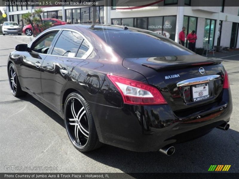 Crimson Black / Charcoal 2011 Nissan Maxima 3.5 S