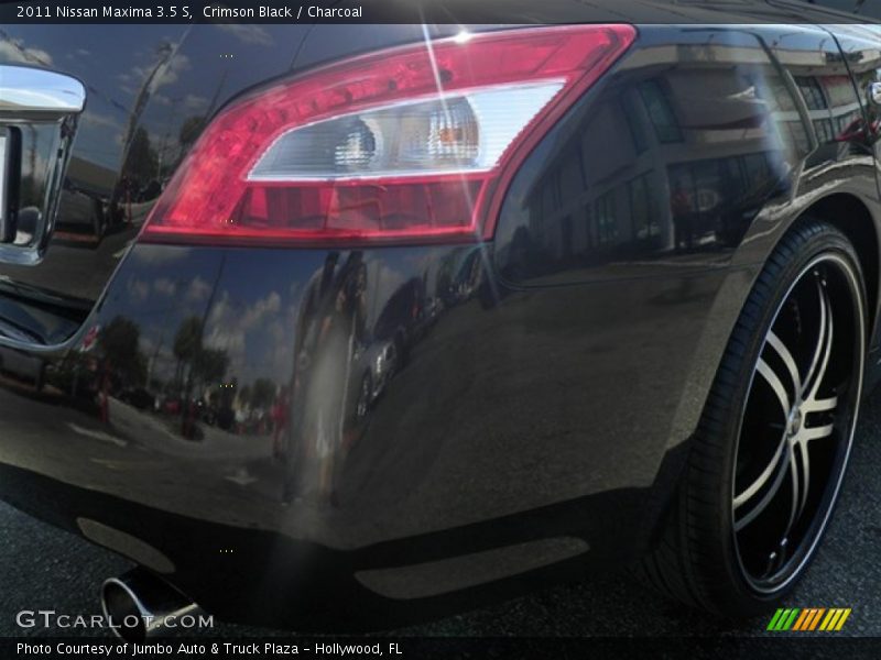 Crimson Black / Charcoal 2011 Nissan Maxima 3.5 S