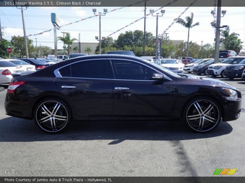 Crimson Black / Charcoal 2011 Nissan Maxima 3.5 S