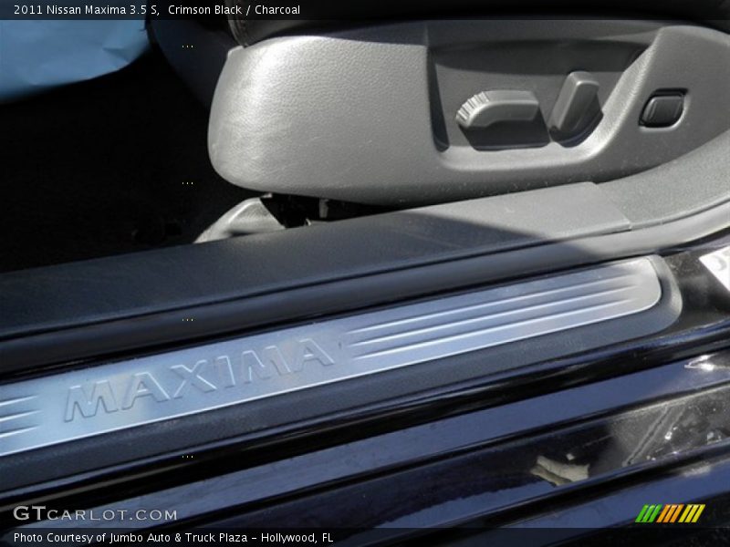 Crimson Black / Charcoal 2011 Nissan Maxima 3.5 S