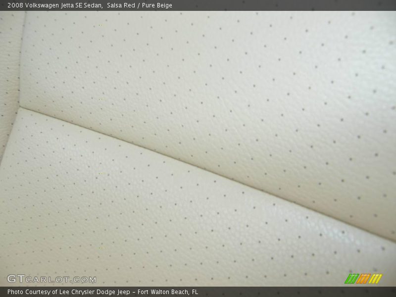 Salsa Red / Pure Beige 2008 Volkswagen Jetta SE Sedan