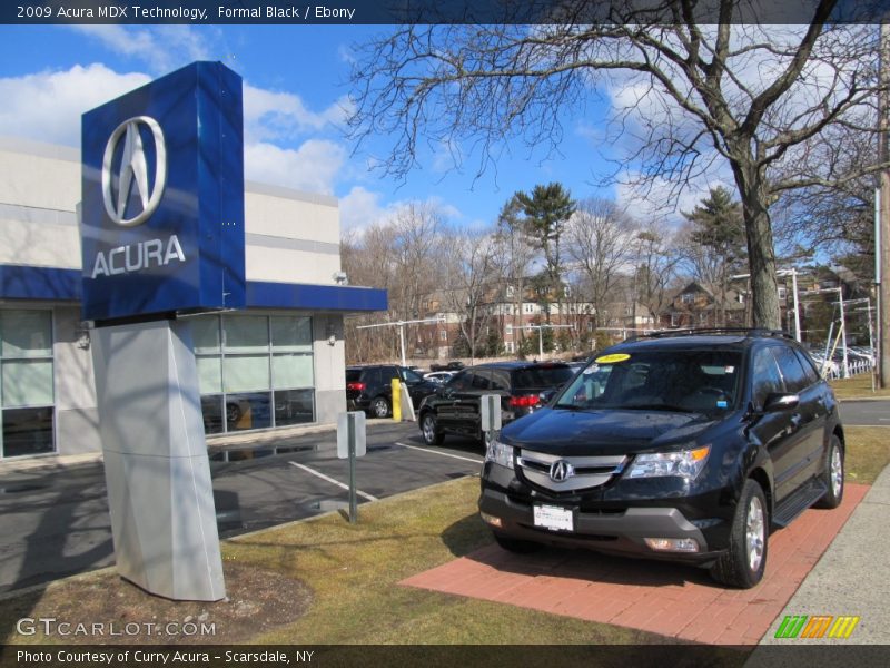 Formal Black / Ebony 2009 Acura MDX Technology