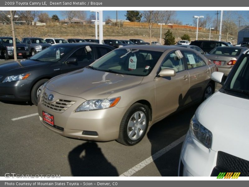 Desert Sand Metallic / Bisque 2009 Toyota Camry LE