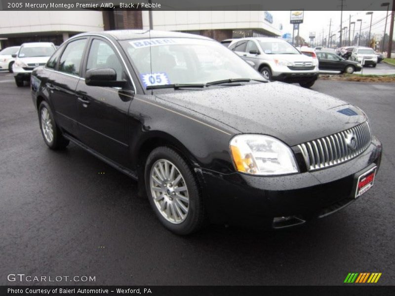 Black / Pebble 2005 Mercury Montego Premier AWD